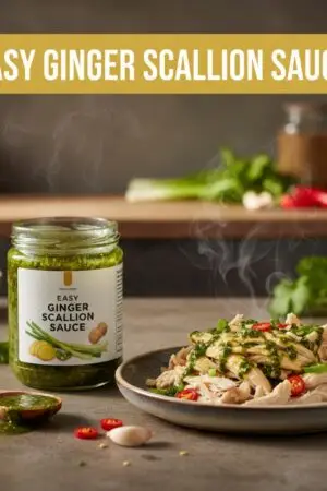 Easy Ginger Scallion Sauce
