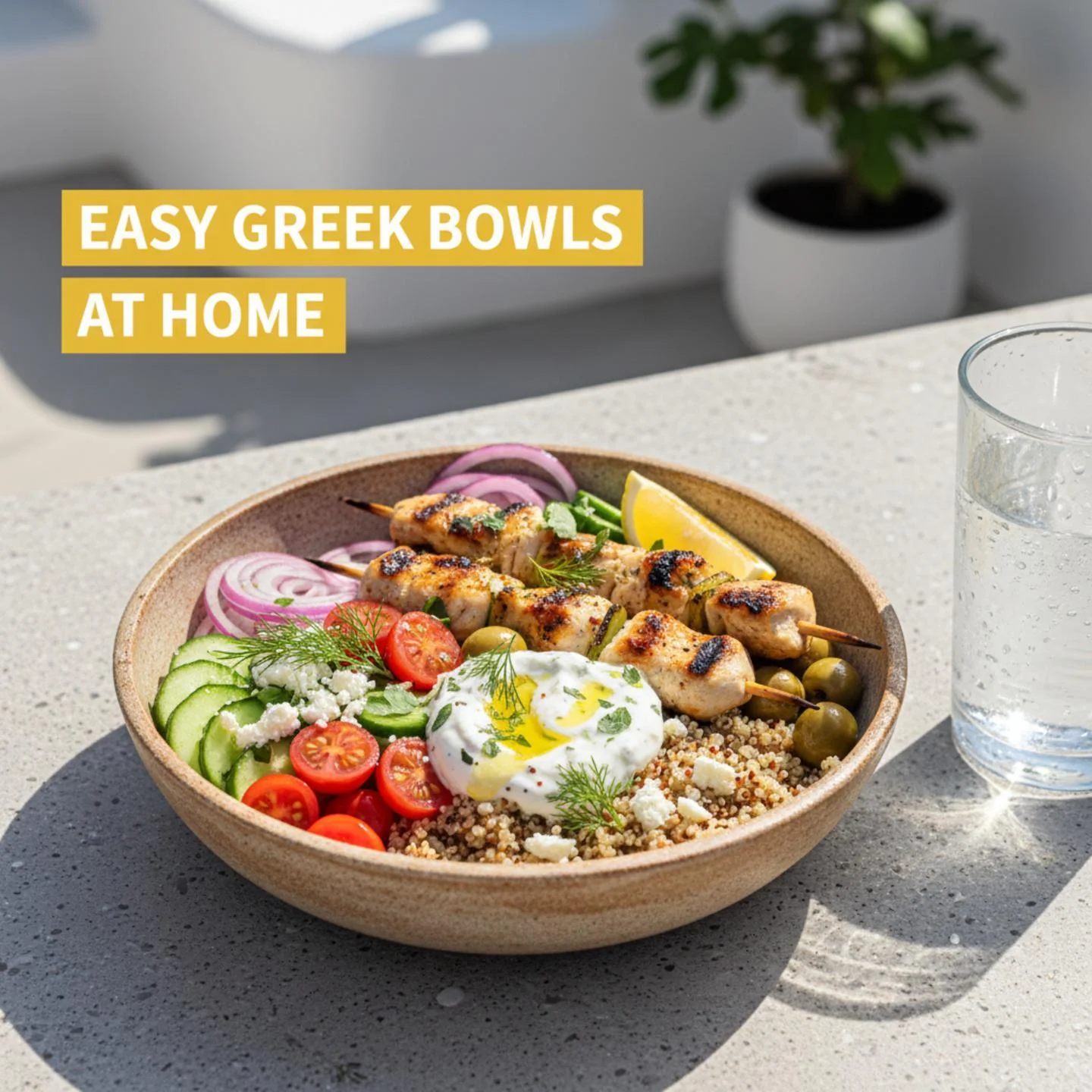 Easy Greek Bowls at Home