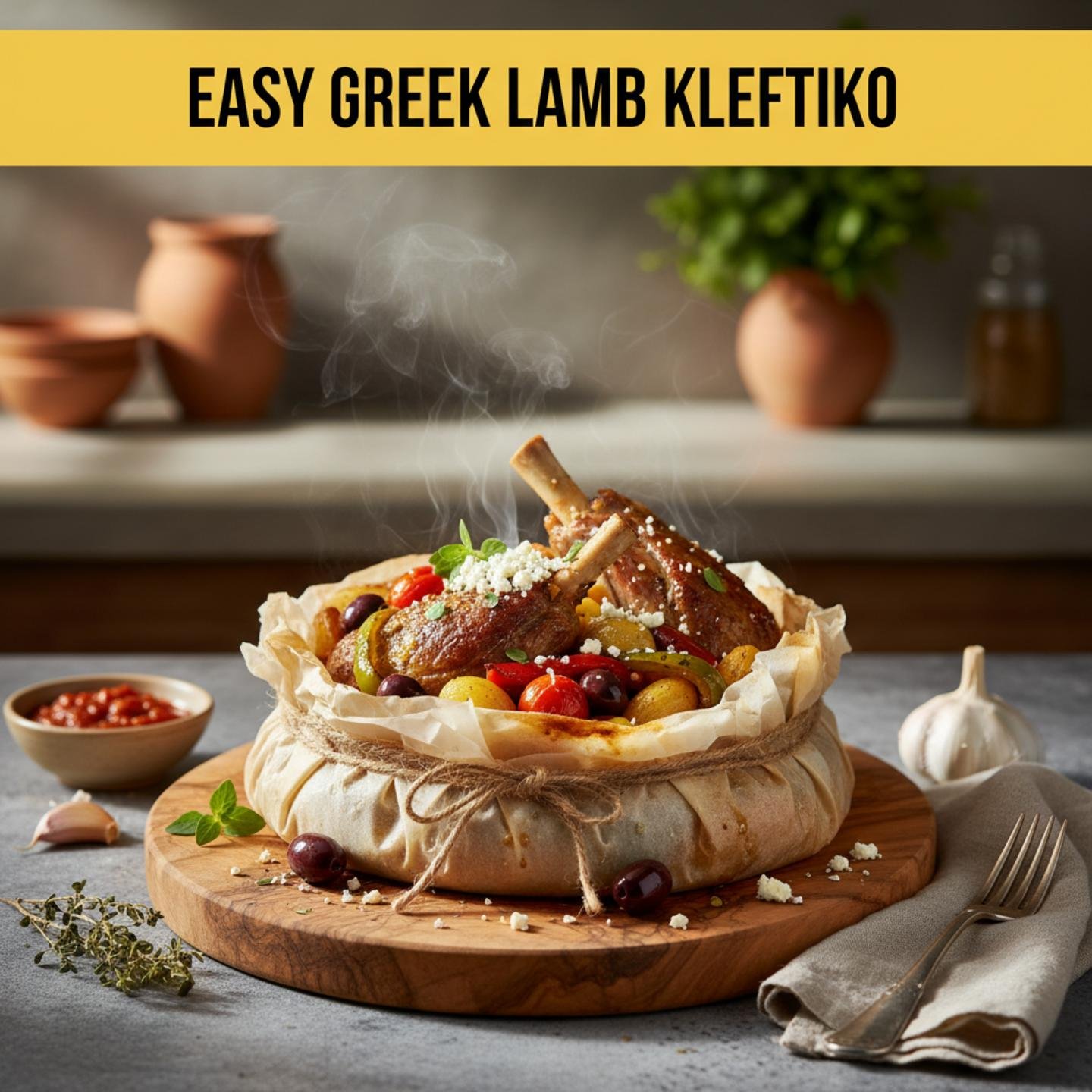Easy Greek Lamb Kleftiko