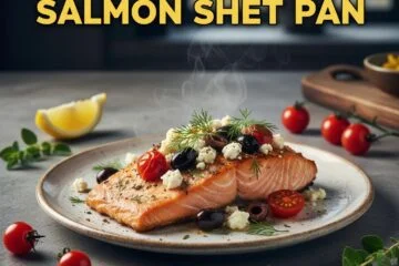 Easy Greek Salmon Sheet Pan
