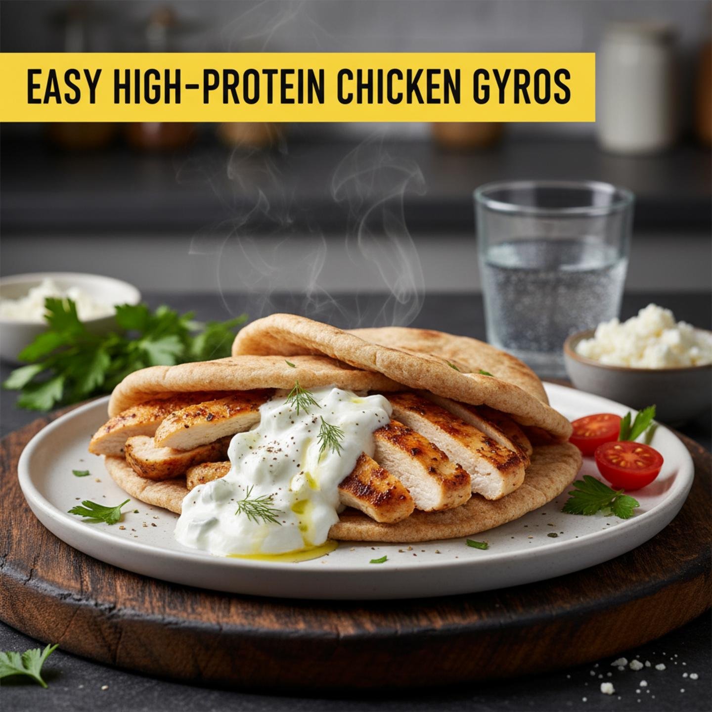 Easy High-Protein Chicken Gyros