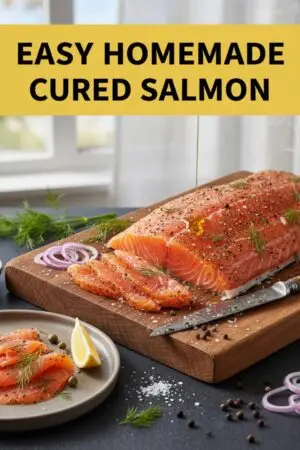 Easy Homemade Cured Salmon