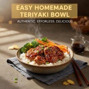 Easy Homemade Teriyaki Bowl