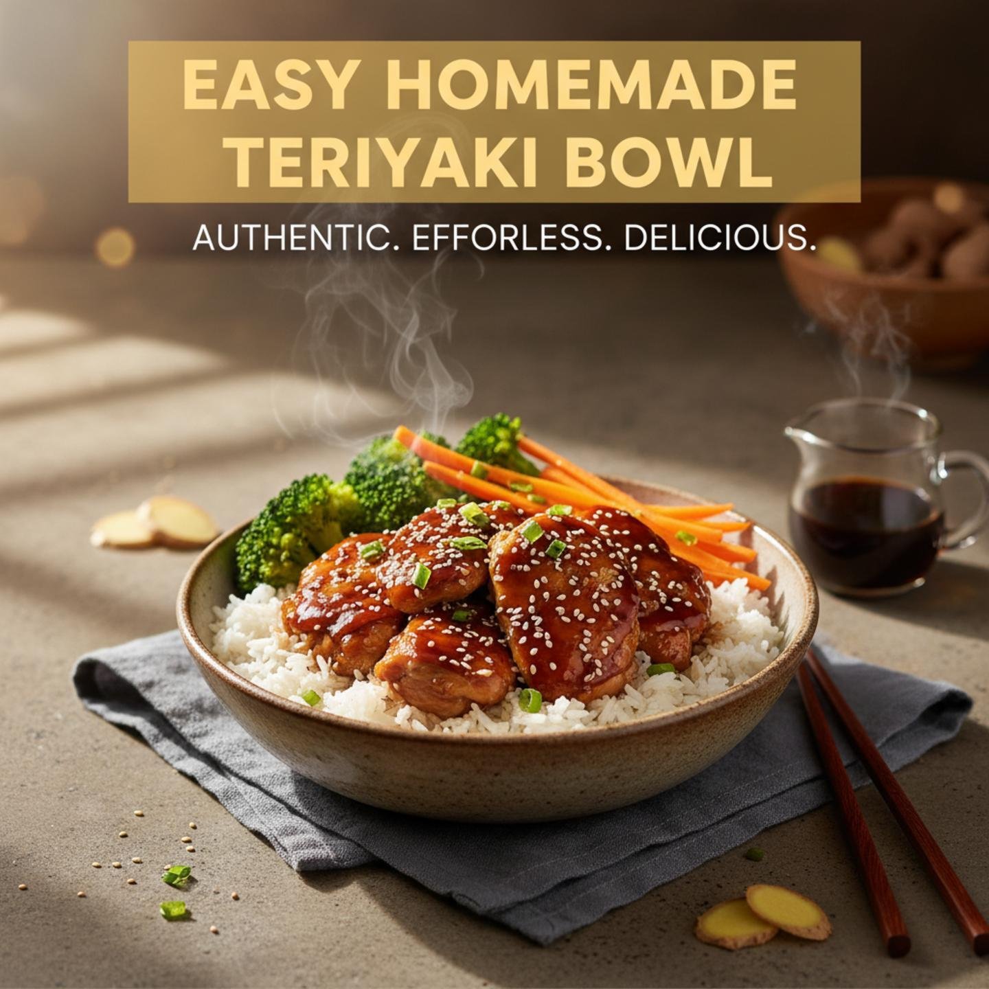 Easy Homemade Teriyaki Bowl