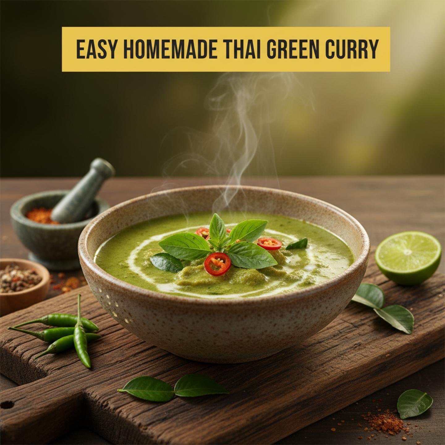 Easy Homemade Thai Green Curry