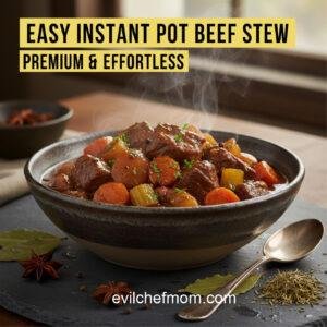 Easy Instant Pot Beef Stew