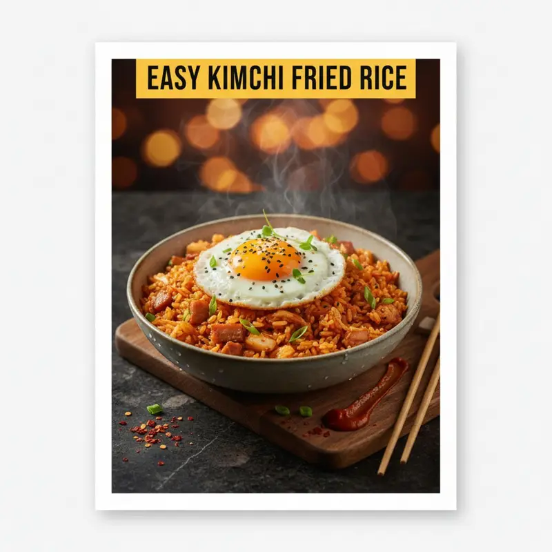 Easy Kimchi Fried Rice