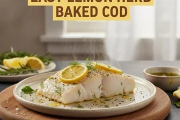 Easy Lemon Herb Baked Cod