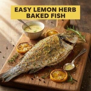 Easy Lemon Herb Baked Fish