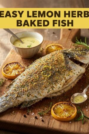 Easy Lemon Herb Baked Fish