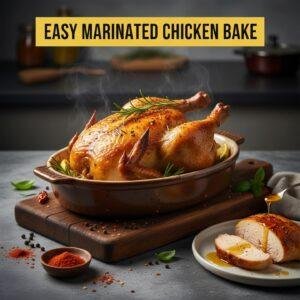Easy Marinated Chicken Bake