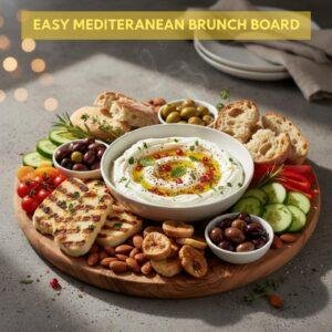 Easy Mediterranean Brunch Board