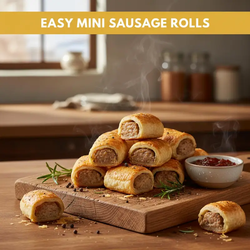 Easy Mini Sausage Rolls