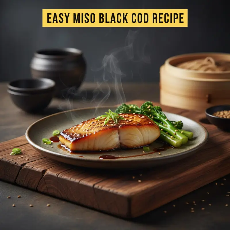 Easy Miso Black Cod Recipe