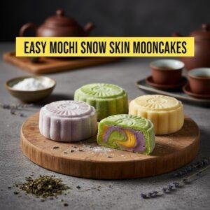 Easy Mochi Snow Skin Mooncakes