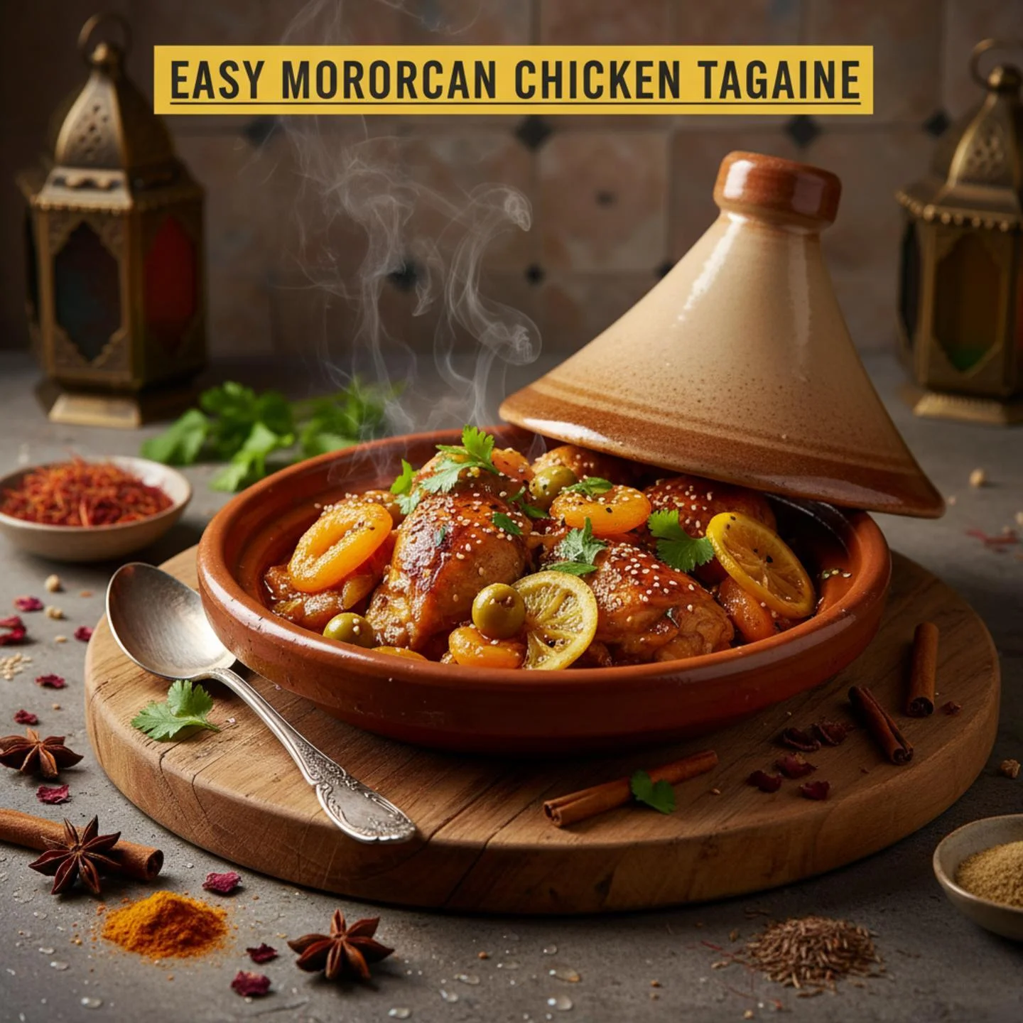 Easy Moroccan Chicken Tagine