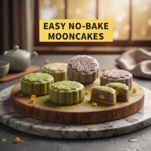 Easy No-Bake Mooncakes