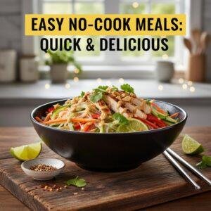 Easy No-Cook Meals: Quick & Delicious