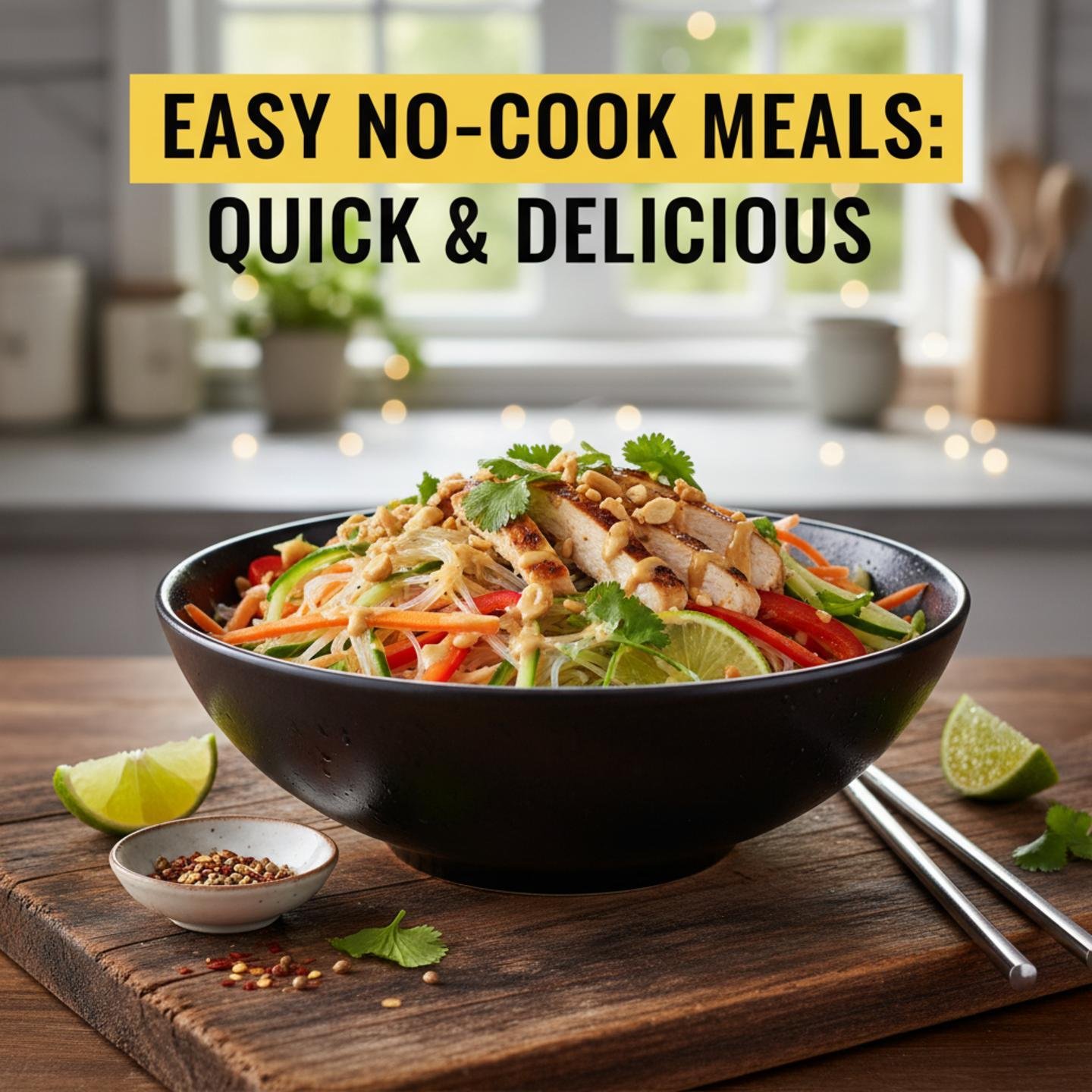 Easy No-Cook Meals: Quick & Delicious