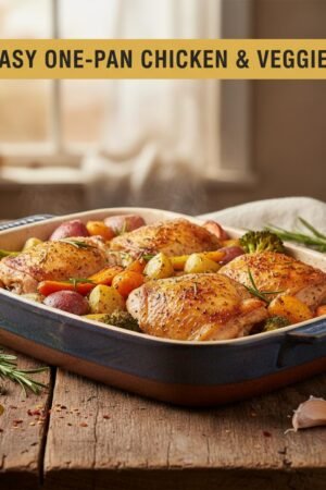 Easy One-Pan Chicken & Veggies