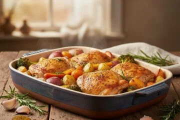 Easy One-Pan Chicken & Veggies