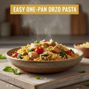 Easy One-Pan Orzo Pasta