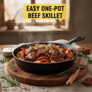 Easy One-Pot Beef Skillet