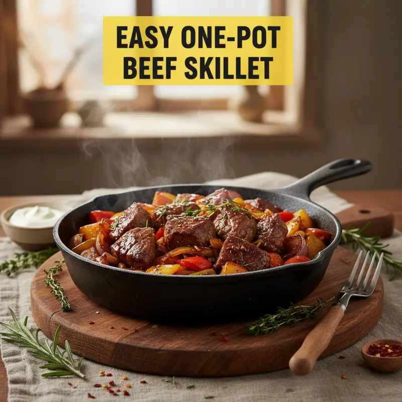 Easy One-Pot Beef Skillet