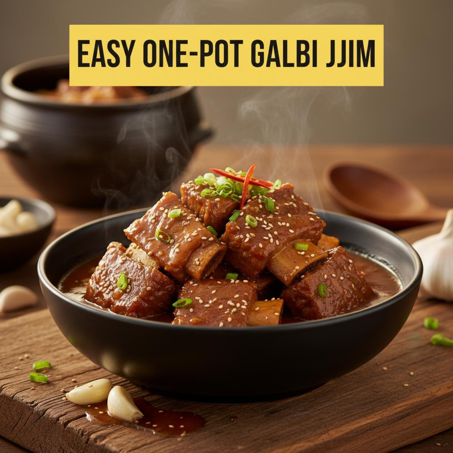 Easy One-Pot Galbi Jjim