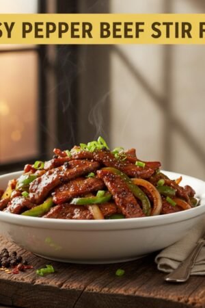Easy Pepper Beef Stir Fry