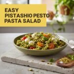 Easy Pistachio Pesto Pasta Salad