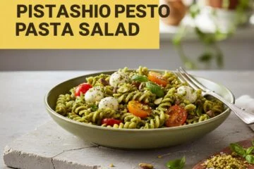 Easy Pistachio Pesto Pasta Salad