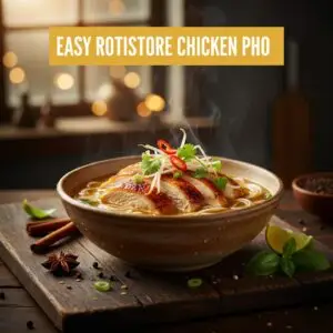 Easy Rotisserie Chicken Pho