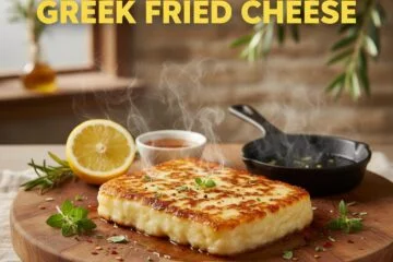 Easy Saganaki: Greek Fried Cheese