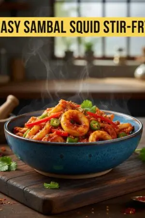 Easy Sambal Squid Stir-fry