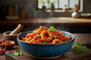 Easy Sambal Squid Stir-fry