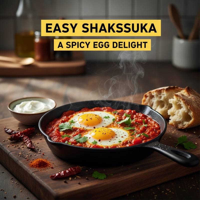 Easy Shakshuka: A Spicy Egg Delight