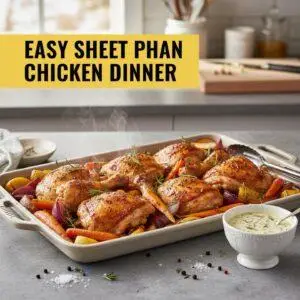 Easy Sheet Pan Chicken Dinner