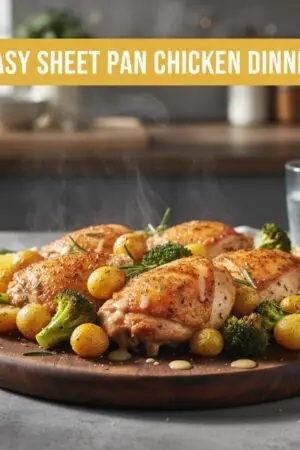 Easy Sheet Pan Chicken Dinner