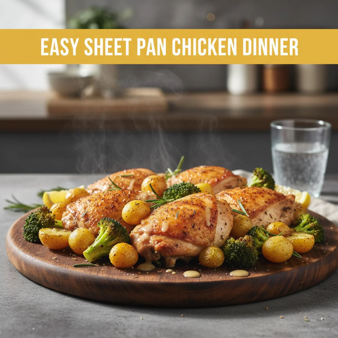 Easy Sheet Pan Chicken Dinner