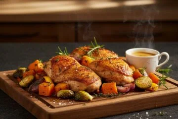 Easy Sheet Pan Chicken & Fall Veggies