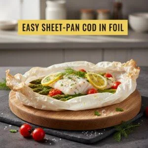 Easy Sheet-Pan Cod in Foil