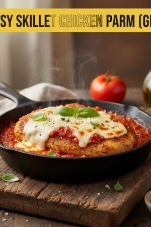 Easy Skillet Chicken Parm (GF)