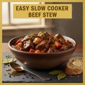 Easy Slow Cooker Beef Stew