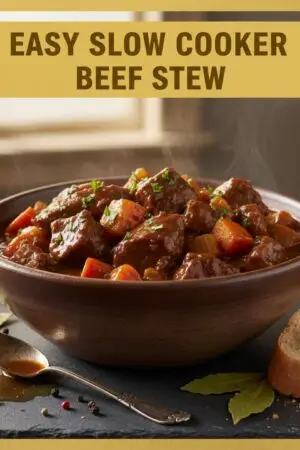 Easy Slow Cooker Beef Stew