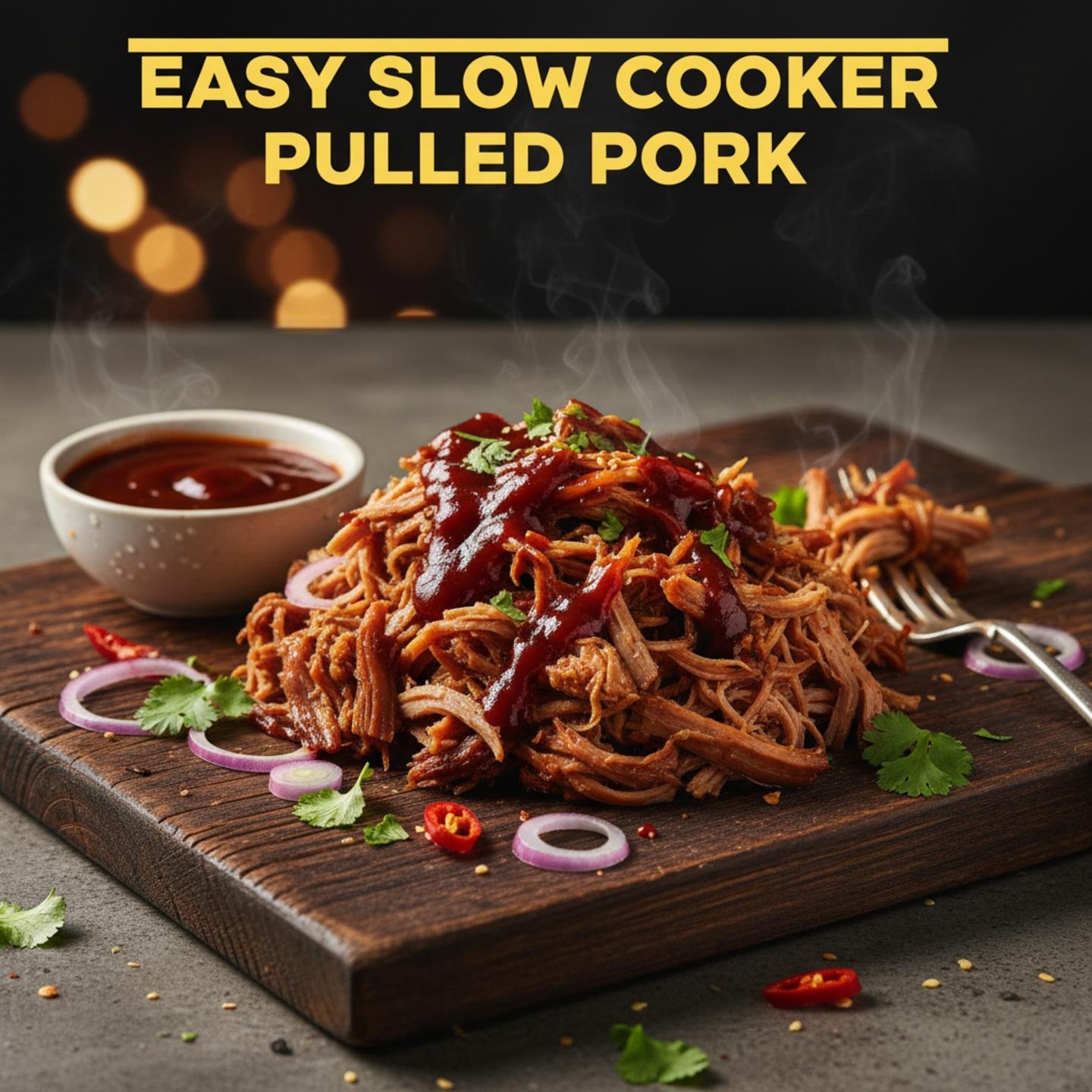 Easy Slow Cooker Pulled Pork