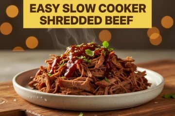 Easy Slow Cooker Shredded Beef