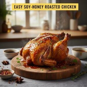 Easy Soy-Honey Roasted Chicken
