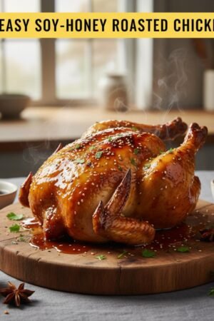 Easy Soy-Honey Roasted Chicken