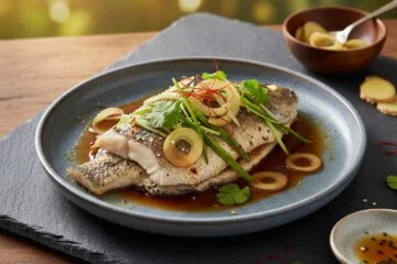Easy Steamed Ginger Soy Fish
